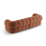 Koge 4-Sitzer Sofa aus Chenille in Ziegelstein (Eden 10 Terra), 240x95x70 cm von Cosmopolitan Design – Bild 5