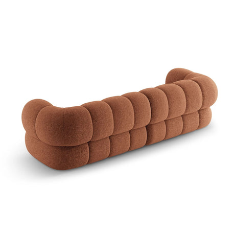 Koge 4-Sitzer Sofa aus Chenille in Ziegelstein (Eden 10 Terra), 240x95x70 cm von Cosmopolitan Design – Bild 5