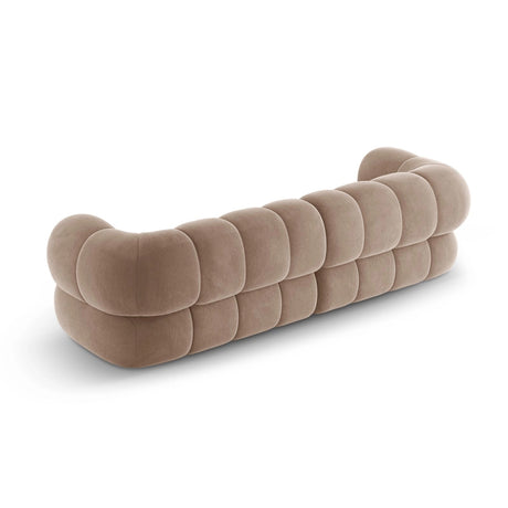 Koge 4-Sitzer Sofa aus Samt in Dunkelbeige (Vogue 3), 240x95x70 cm von Cosmopolitan Design – Bild 5