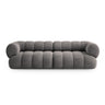 Koge 4-Sitzer Sofa aus Samt in Grau (Vogue 15), 240x95x70 cm von Cosmopolitan Design – Bild 1