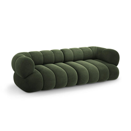 Koge 4-Sitzer Sofa aus Samt in Grün (Vogue 11), 240x95x70 cm von Cosmopolitan Design – Bild 4