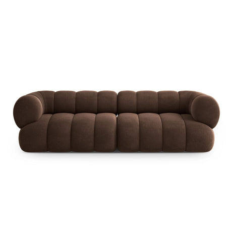 Koge 4-Sitzer Sofa aus Samt in Schokolade (Vogue 6), 240x95x70 cm von Cosmopolitan Design – Bild 1