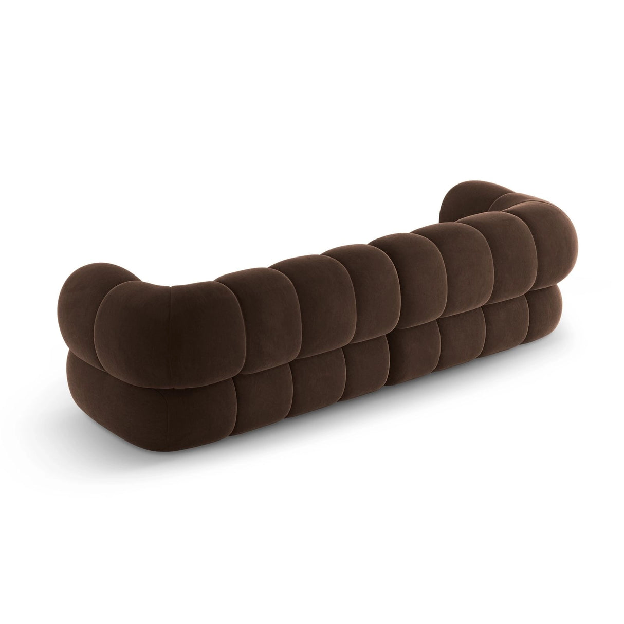 Koge 4-Sitzer Sofa aus Samt in Schokolade (Vogue 6), 240x95x70 cm von Cosmopolitan Design – Bild 5