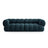 Koge 4-Sitzer Sofa aus Samt in Tiefes Petrol (Vogue 13), 240x95x70 cm von Cosmopolitan Design – Bild 1