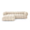 Koge 5-Sitzer Ecksofa, Linke Seite, aus Samt, 270x165x70 cm von Cosmopolitan Design – Bild 1