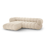 Koge 5-Sitzer Ecksofa, Linke Seite, aus Samt, 270x165x70 cm von Cosmopolitan Design – Bild 4