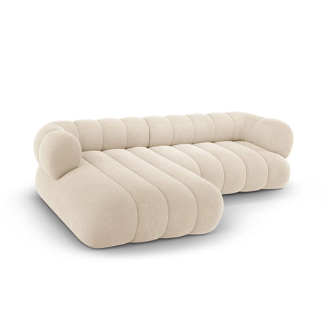 Koge 5-Sitzer Ecksofa, Linke Seite, aus Samt, 270x165x70 cm von Cosmopolitan Design – Bild 5