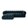 Koge 5-Sitzer Ecksofa, Linke Seite, aus Samt in Tiefes Petrol (Vogue 13), 270x165x70 cm von Cosmopolitan Design – Bild 1