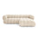 Koge 5-Sitzer Ecksofa, Rechte Seite, aus Samt, 270x165x70 cm von Cosmopolitan Design – Bild 1