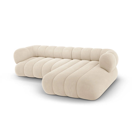 Koge 5-Sitzer Ecksofa, Rechte Seite, aus Samt, 270x165x70 cm von Cosmopolitan Design – Bild 5