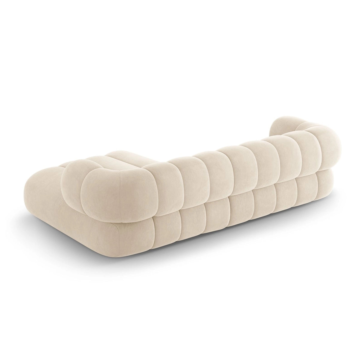 Koge 5-Sitzer Ecksofa, Rechte Seite, aus Samt, 270x165x70 cm von Cosmopolitan Design – Bild 6