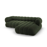 Koge 5-Sitzer Ecksofa, Rechte Seite, aus Samt in Grün (Vogue 11), 270x165x70 cm von Cosmopolitan Design – Bild 5
