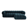 Koge 5-Sitzer Ecksofa, Rechte Seite, aus Samt in Tiefes Petrol (Vogue 13), 270x165x70 cm von Cosmopolitan Design – Bild 1