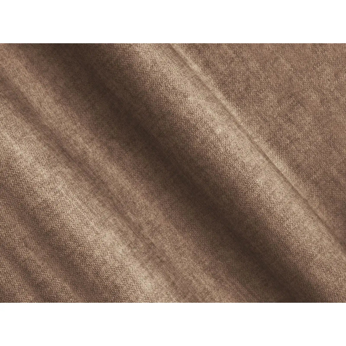 Koge 6-Sitzer Panorama Sofa aus Samt in Dunkelbeige (Vogue 3), Beine in Schwarzes Plastik, 348x165x70 cm von Cosmopolitan Design – Bild 6