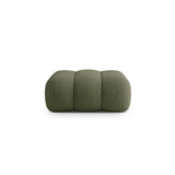 Koge Pouf aus Chenille in Grün (Eden 12 Olive), 95x95x40 cm von Cosmopolitan Design – Bild 1