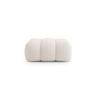 Koge Pouf aus Chenille in Hellbeige (Eden 2 Pearl), 95x95x40 cm von Cosmopolitan Design – Bild 1