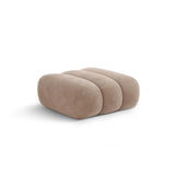 Koge Pouf aus Samt in Dunkelbeige (Vogue 3), 95x95x40 cm von Cosmopolitan Design – Bild 4