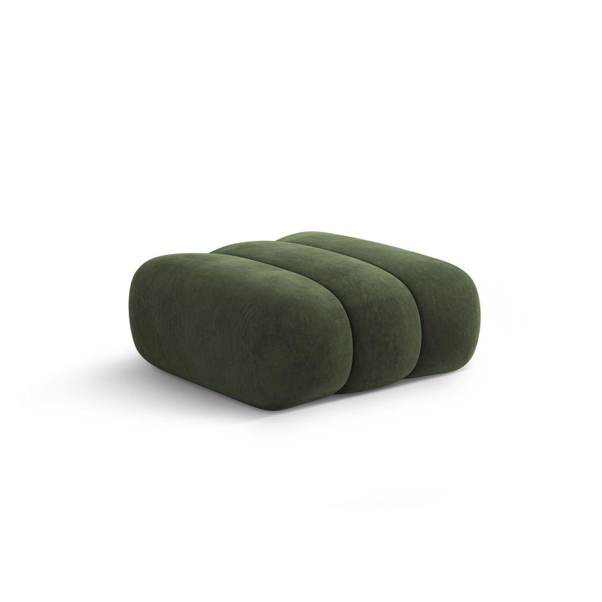 Koge Pouf aus Samt in Grün (Vogue 11), 95x95x40 cm von Cosmopolitan Design – Bild 4