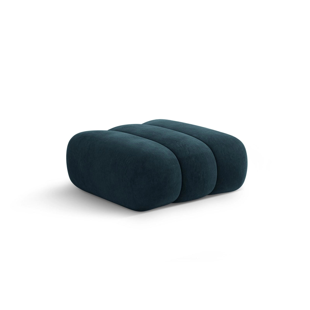 Koge Pouf aus Samt in Tiefes Petrol (Vogue 13), 95x95x40 cm von Cosmopolitan Design – Bild 4