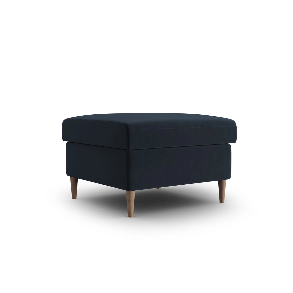 Kyoto Pouf aus Samt in Dunkelblau (Riviera 79), 70x70x45 cm von Cosmopolitan Design – Bild 3