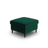 Kyoto Pouf aus Samt in Flaschengrün (Riviera 38), 70x70x45 cm von Cosmopolitan Design – Bild 4