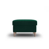 Kyoto Pouf aus Samt in Flaschengrün (Riviera 38), 70x70x45 cm von Cosmopolitan Design – Bild 1