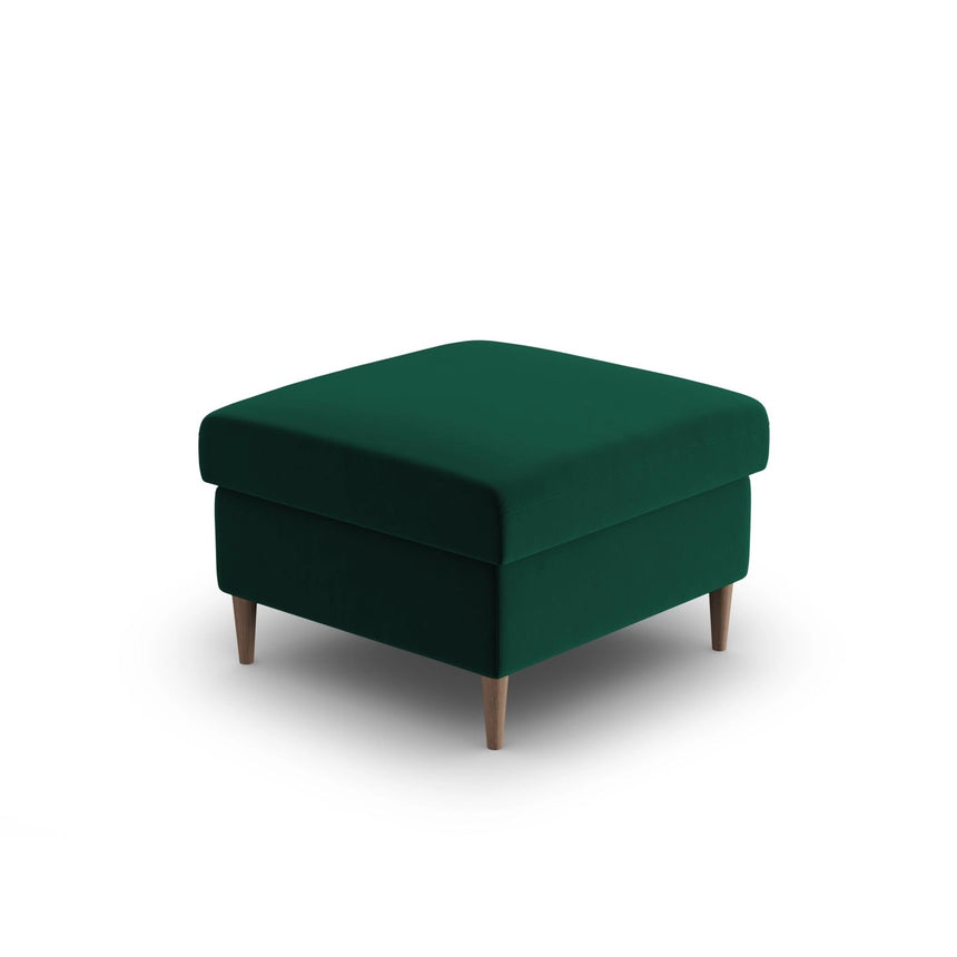 Kyoto Pouf aus Samt in Flaschengrün (Riviera 38), 70x70x45 cm von Cosmopolitan Design – Bild 4