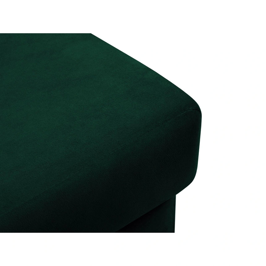 Kyoto Pouf aus Samt in Flaschengrün (Riviera 38), 70x70x45 cm von Cosmopolitan Design – Bild 5
