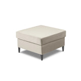 Kyoto Pouf aus Samt in Hellbeige (Riviera 21), 70x70x45 cm von Cosmopolitan Design – Bild 4