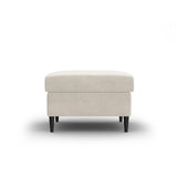 Kyoto Pouf aus Samt in Hellbeige (Riviera 21), 70x70x45 cm von Cosmopolitan Design – Bild 1