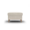 Kyoto Pouf aus Samt in Hellbeige (Riviera 21), 70x70x45 cm von Cosmopolitan Design – Bild 1