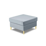 Kyoto Pouf aus Samt in Hellblau (Riviera 80), 70x70x45 cm von Cosmopolitan Design – Bild 4