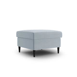 Kyoto Pouf aus Samt in Hellblau (Riviera 80), 70x70x45 cm von Cosmopolitan Design – Bild 3