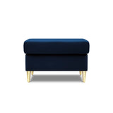 Kyoto Pouf aus Samt in Königsblau (Riviera 81), 70x70x45 cm von Cosmopolitan Design – Bild 3