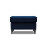 Kyoto Pouf aus Samt in Königsblau (Riviera 81), 70x70x45 cm von Cosmopolitan Design – Bild 3