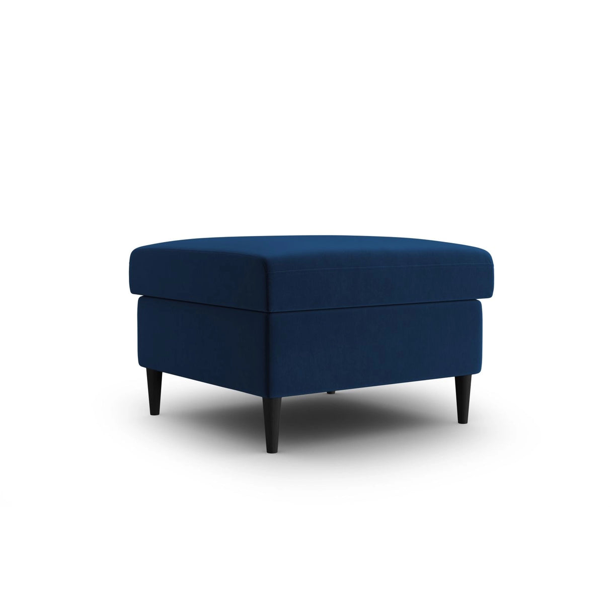 Kyoto Pouf aus Samt in Königsblau (Riviera 81), 70x70x45 cm von Cosmopolitan Design – Bild 3