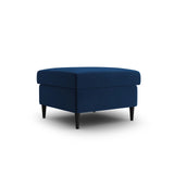 Kyoto Pouf aus Samt in Königsblau (Riviera 81), 70x70x45 cm von Cosmopolitan Design – Bild 3