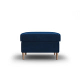 Kyoto Pouf aus Samt in Königsblau (Riviera 81), 70x70x45 cm von Cosmopolitan Design – Bild 1