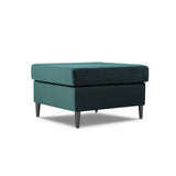 Kyoto Pouf aus Samt in Petrol (Riviera 87), 70x70x45 cm von Cosmopolitan Design – Bild 1