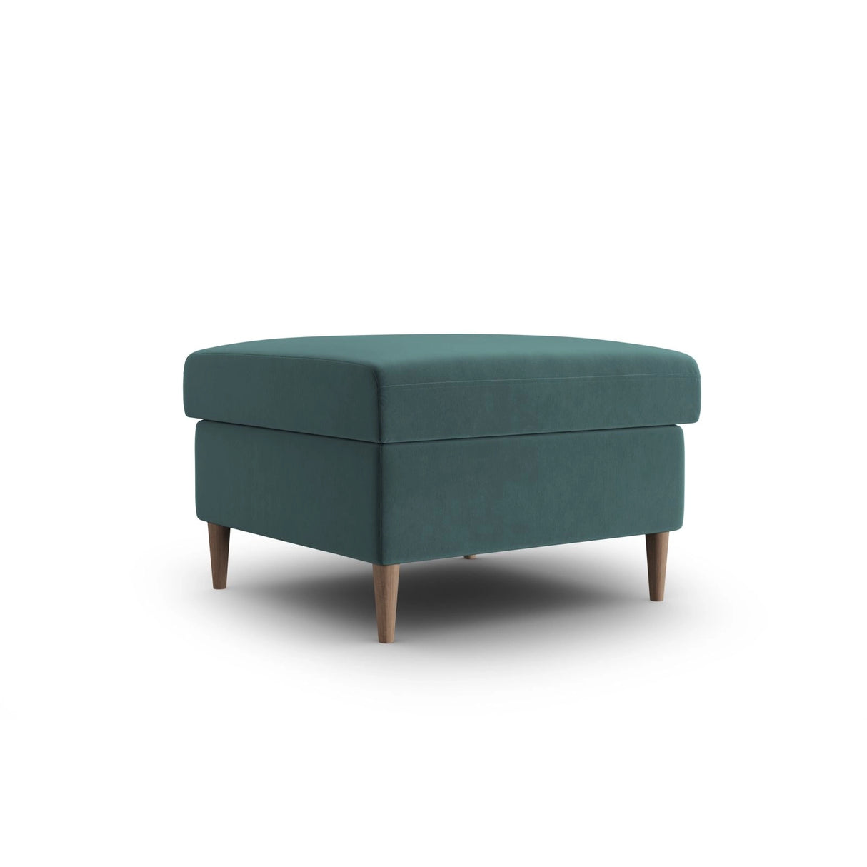 Kyoto Pouf aus Samt in Petrol (Riviera 87), 70x70x45 cm von Cosmopolitan Design – Bild 3