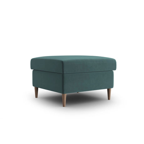 Kyoto Pouf aus Samt in Petrol (Riviera 87), 70x70x45 cm von Cosmopolitan Design – Bild 3