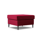 Kyoto Pouf aus Samt in Rot (Riviera 61), 70x70x45 cm von Cosmopolitan Design – Bild 1