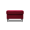 Kyoto Pouf aus Samt in Rot (Riviera 61), 70x70x45 cm von Cosmopolitan Design – Bild 3