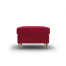Kyoto Pouf aus Samt in Rot (Riviera 61), 70x70x45 cm von Cosmopolitan Design – Bild 1