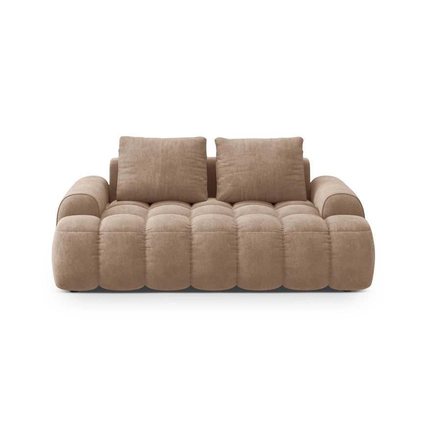 Linz 2-Sitzer Sofa aus Samt in Dunkelbeige (Vogue 3), 175x100 cm von Cosmopolitan Design – Bild 1