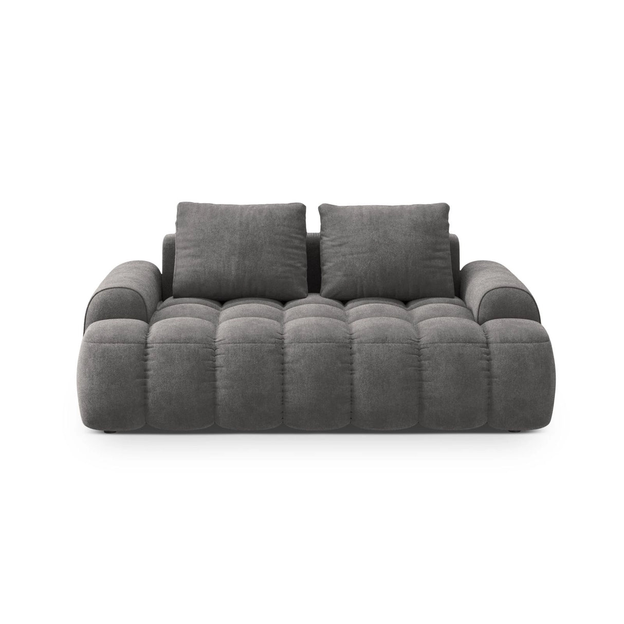 Linz 2-Sitzer Sofa aus Samt in Grau (Vogue 15), 175x100 cm von Cosmopolitan Design – Bild 1