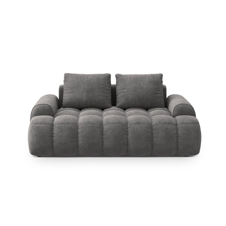 Linz 2-Sitzer Sofa aus Samt in Grau (Vogue 15), 175x100 cm von Cosmopolitan Design – Bild 1