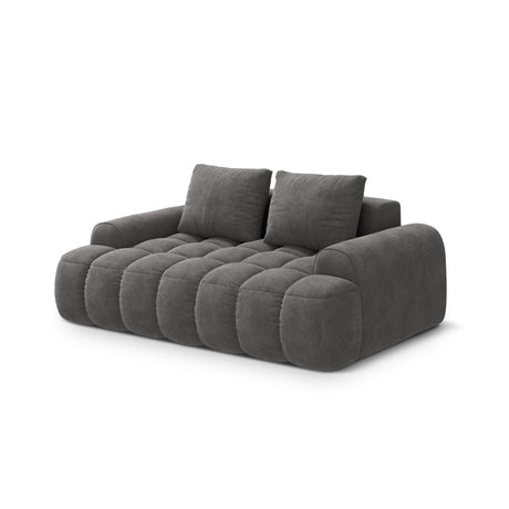 Linz 2-Sitzer Sofa aus Samt in Grau (Vogue 15), 175x100 cm von Cosmopolitan Design – Bild 4