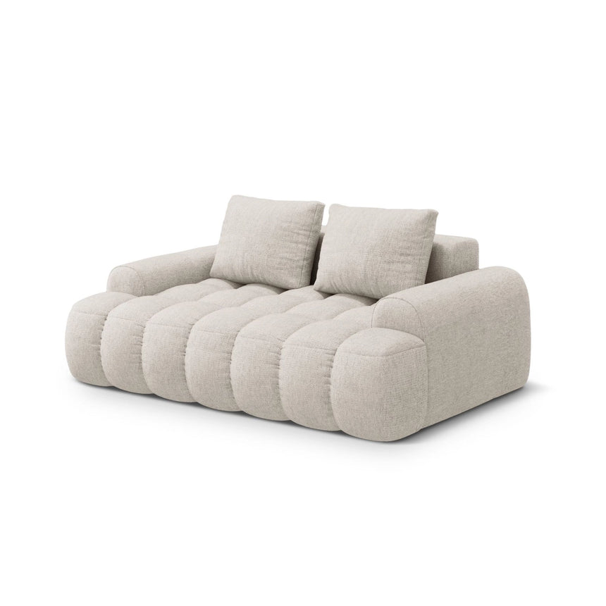 Linz 2-Sitzer Sofa aus Strukturierter Stoff in Beige (Sorella 03), 175x100 cm von Cosmopolitan Design – Bild 4