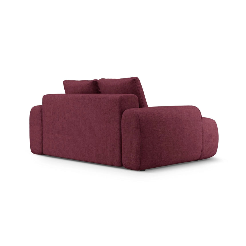 Linz 2-Sitzer Sofa aus Strukturierter Stoff in Burgund (Sorella 59), 175x100 cm von Cosmopolitan Design – Bild 5
